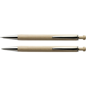 Schreibset Morris | Holzbox | Stift und Bleistift – Braun bedrucken, Art.-Nr. 011999999_5741
