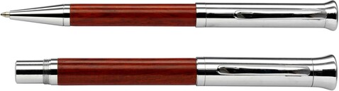 Schreibset Robin | Holz | 2 St. – Braun bedrucken, Art.-Nr. 011999999_5770