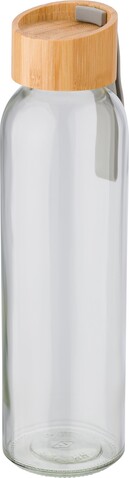 Trinkflasche Marc | Glas | 500 ml – Braun bedrucken, Art.-Nr. 011999999_662808