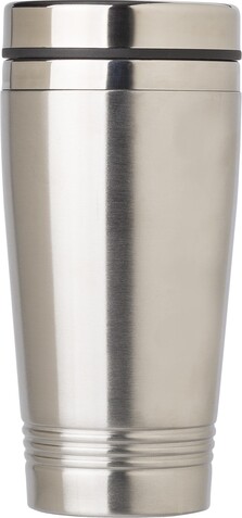 Trinkbecher Velma | Edelstahl | Doppelwandig – Silber bedrucken, Art.-Nr. 032999999_709939