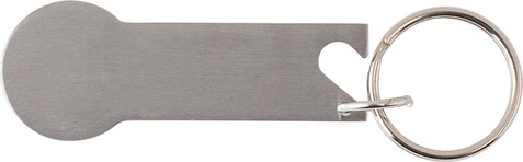 Schlüsselanhänger mit Flaschenöffner Gavin – Silber bedrucken, Art.-Nr. 032999999_739582 Schlüsselanhänger mit Flaschenöffner Gavin – Silber bedrucken, Art.-Nr. 032999999_739582