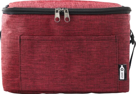 Kühltasche Isabella | rPET | 3 l – Rot bedrucken, Art.-Nr. 008999999_739845