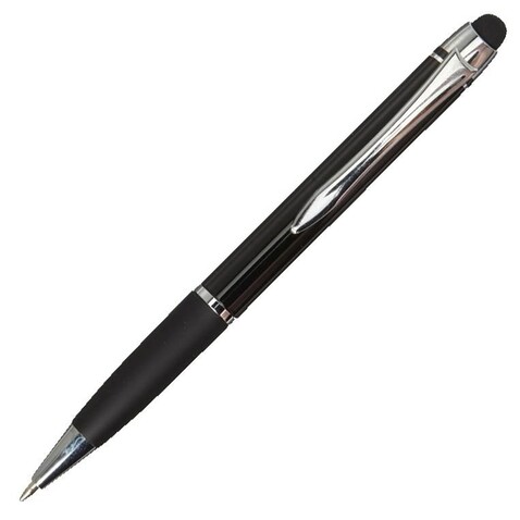 Kugelschreiber Pascaline | Aluminium | Stylus – Schwarz bedrucken, Art.-Nr. 001999999_7594