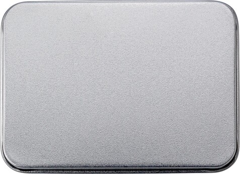 Spielkartenset Nathan | Metalldose – Silber bedrucken, Art.-Nr. 032999999_771596