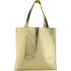 Einkaufstasche Johnathan | Vlies 80 g/m² | Laminiert – Gold bedrucken, Art.-Nr. 031999999_7724