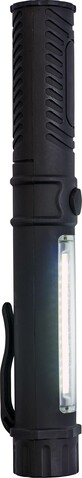 Arbeitsleuchte Dimitri | Kunststoff | LED 60 lm und COB – Schwarz bedrucken, Art.-Nr. 001999999_7813 Arbeitsleuchte Dimitri | Kunststoff | LED 60 lm und COB – Schwarz bedrucken, Art.-Nr. 001999999_7813