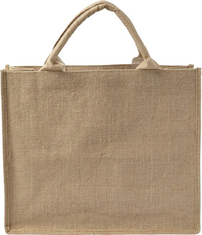 Einkaufstasche Ridley | Jute | 17 l – Braun bedrucken, Art.-Nr. 011999999_7822