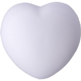 Stressball Sia | Herz – Weiß bedrucken, Art.-Nr. 002999999_8033