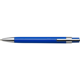 Kugelschreiber Jarod | Metallclip – Blau bedrucken, Art.-Nr. 005999999_8121