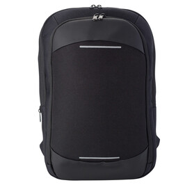 Business-Rucksack Paul | Polyester 600D | Erweiterbar | 22 l – Schwarz bedrucken, Art.-Nr. 001999999_818599