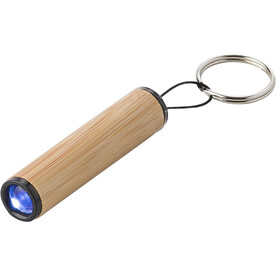 Schlüsselanhänger mit Lampe Ilse – Braun bedrucken, Art.-Nr. 011999999_821118