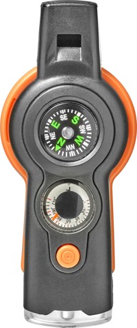 Überlebenswerkzeug Andrea | Kunststoff | 7-in-1 – Orange bedrucken, Art.-Nr. 007999999_8369