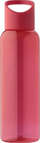 Trinkflasche Lila | Recycelt | 500 ml – Rot bedrucken, Art.-Nr. 008999999_839453