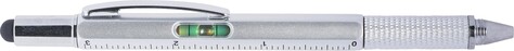 Kugelschreiber Giuliana | Kunststoff | 5-in-1 – Silber bedrucken, Art.-Nr. 032999999_8465