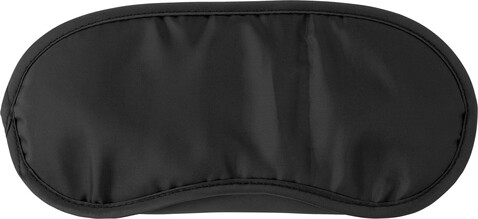 Schlafmaske Clarke | Polyester – Schwarz bedrucken, Art.-Nr. 001999999_8466