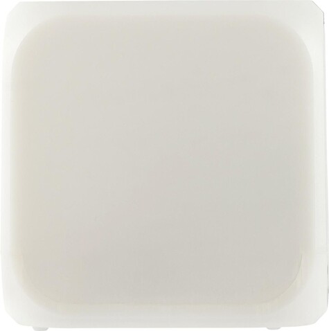 Wecker Leona | Kunststoff | Farbwechselnd | Würfel – Weiß bedrucken, Art.-Nr. 002999999_8533
