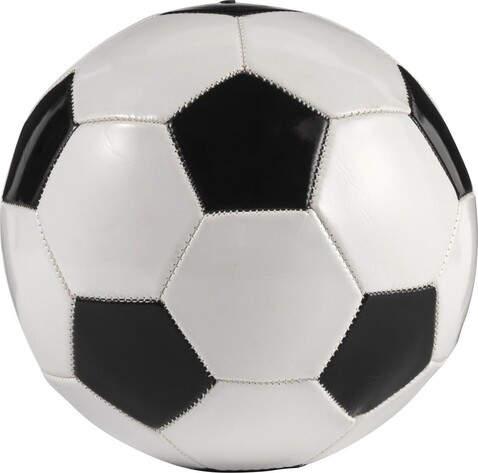 Fußball Ariz | Kunststoff | Größe 5 | Klassisch schwarz-weiß – Schwarz/weiß bedrucken, Art.-Nr. 040999999_8561