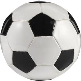 Fußball Ariz | Kunststoff | Größe 5 | Klassisch schwarz-weiß – Schwarz/weiß bedrucken, Art.-Nr. 040999999_8561