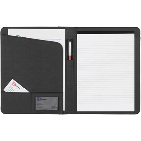 Mappe Frederick | Gebundenes Leder | A4 – Schwarz bedrucken, Art.-Nr. 001999999_8619