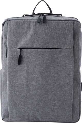 Laptop-Rucksack Carlito | 300D | 15 Zoll – Grau bedrucken, Art.-Nr. 003999999_864735 Laptop-Rucksack Carlito | 300D | 15 Zoll – Grau bedrucken, Art.-Nr. 003999999_864735