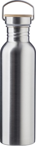 Trinkflasche Poppy | Edelstahl 304 | 700 ml – Silber bedrucken, Art.-Nr. 032999999_865174