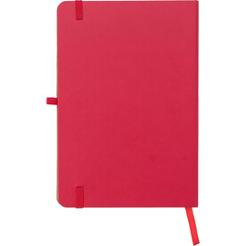 Notizbuch Dorita | Bambuscover | A5 | Liniert – Rot bedrucken, Art.-Nr. 008999999_866554
