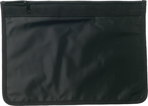 Dokumententasche Giuseppe | Nylon 70D – Schwarz bedrucken, Art.-Nr. 001999999_9100
