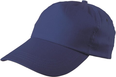 Cap Lisa | Baumwollköper | 5 Panels – Kobaltblau bedrucken, Art.-Nr. 023999999_9128
