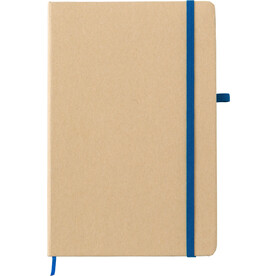 Notizbuch Cora | Steinpapier | A5 | Hardcover – Kobaltblau bedrucken, Art.-Nr. 023999999_9144