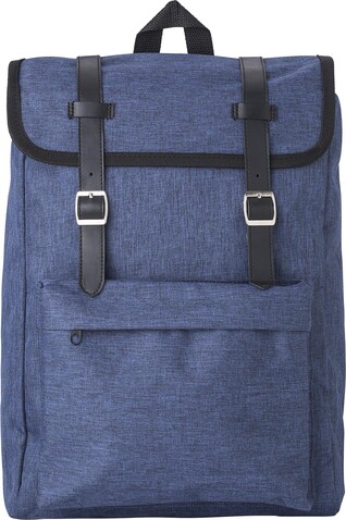 Rucksack Genevieve | Polyester | 14 l – Blau bedrucken, Art.-Nr. 005999999_9170