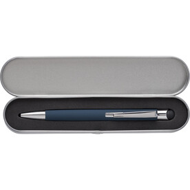 Kugelschreiber Thea | Aluminium – Blau bedrucken, Art.-Nr. 005999999_9183