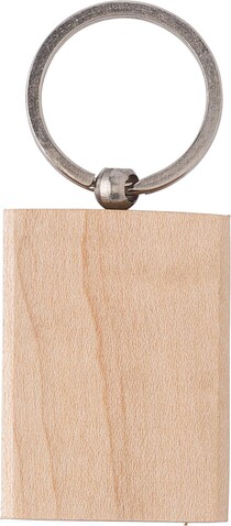 Schlüsselanhänger Shania | Holz – Braun bedrucken, Art.-Nr. 011999064_9293