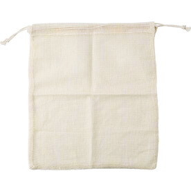 Organic cotton fruits and vegetables bag Freddy – Khaki bedrucken, Art.-Nr. 013999999_9337