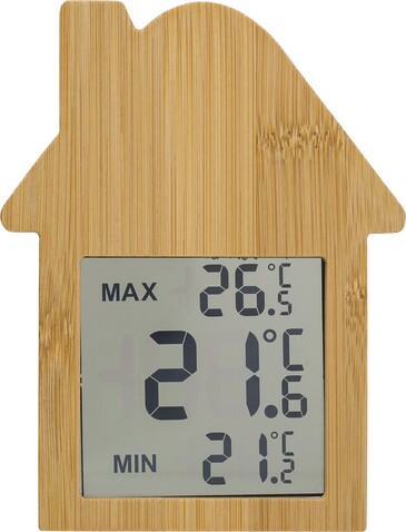 Bambus-Wetterstation Lane – Braun bedrucken, Art.-Nr. 011999999_966192 Bambus-Wetterstation Lane – Braun bedrucken, Art.-Nr. 011999999_966192