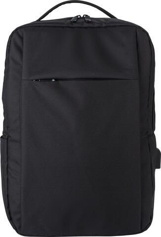 Laptop-Rucksack Jesse | 16 Zoll | USB-Port – Schwarz bedrucken, Art.-Nr. 001999999_967399 Laptop-Rucksack Jesse | 16 Zoll | USB-Port – Schwarz bedrucken, Art.-Nr. 001999999_967399