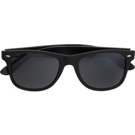 Sonnenbrille Jaxon | Kunststoffrahmen und Bambusbügel | UV400 – Schwarz bedrucken, Art.-Nr. 001999999_967752