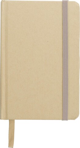 Notizbuch John | Recycelt | A6 | Liniert – Khaki bedrucken, Art.-Nr. 013999999_970665