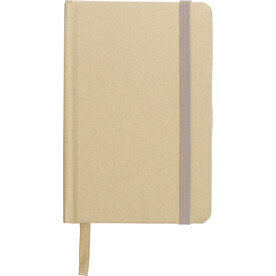 Notizbuch John | Recycelt | A6 | Liniert – Khaki bedrucken, Art.-Nr. 013999999_970665