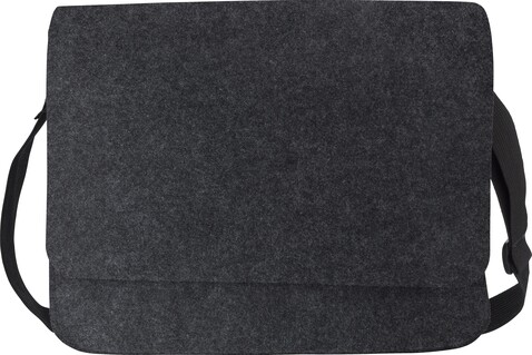 Laptoptasche Layla | Recycelter Filz | 15 Zoll | Klettverschluss – dunkelgrau bedrucken, Art.-Nr. 491999999_970953 Laptoptasche Layla | Recycelter Filz | 15 Zoll | Klettverschluss – dunkelgrau bedrucken, Art.-Nr. 491999999_970953
