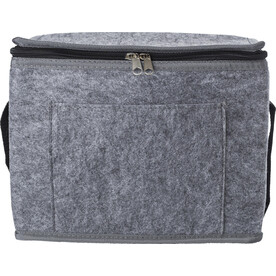KÃ¼hltasche Mason | Filz | Aluminiumfolien-Innenfutter – Grau bedrucken, Art.-Nr. 003999999_971808