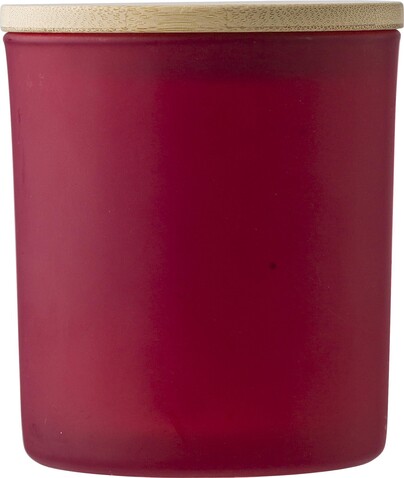 Glaskerze Lucas | Pflanzenwachs | 200 g – Rot bedrucken, Art.-Nr. 008999999_971833 Glaskerze Lucas | Pflanzenwachs | 200 g – Rot bedrucken, Art.-Nr. 008999999_971833