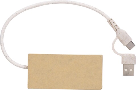 USB-Hub Paulo | 4 Anschlüsse – Braun bedrucken, Art.-Nr. 011999999_976588 USB-Hub Paulo | 4 Anschlüsse – Braun bedrucken, Art.-Nr. 011999999_976588