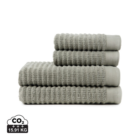 VINGA Landro 500gr/m² Handtuch, 4er Set grün bedrucken, Art.-Nr. V450017 VINGA Landro 500gr/m² Handtuch, 4er Set grün bedrucken, Art.-Nr. V450017
