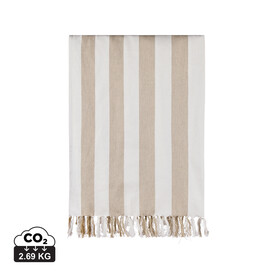 VINGA Ornos GRS Hamamtuch beige, weiß bedrucken, Art.-Nr. V4502119