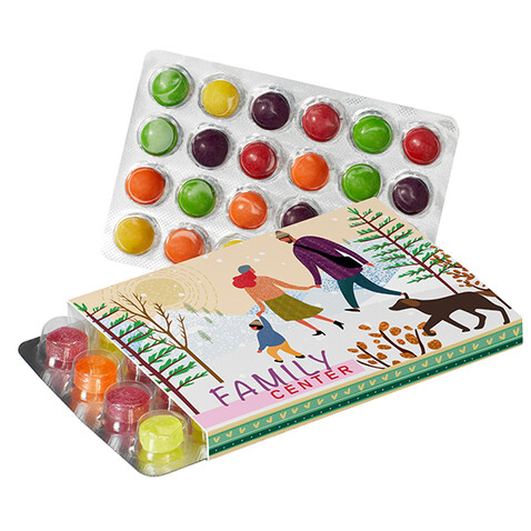 Werbeschuber f. Pulmoll oder SKITTLES® Blister bedrucken, Art.-Nr. 110784500 Werbeschuber f. Pulmoll oder SKITTLES® Blister bedrucken, Art.-Nr. 110784500