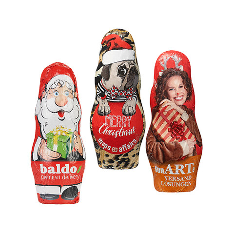 MIDI-Schoko-Weihnachtsm. bedrucken, Art.-Nr. 110785100 MIDI-Schoko-Weihnachtsm. bedrucken, Art.-Nr. 110785100