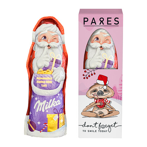 Milka Weihnachtsmann Box bedrucken, Art.-Nr. 110786200 Milka Weihnachtsmann Box bedrucken, Art.-Nr. 110786200