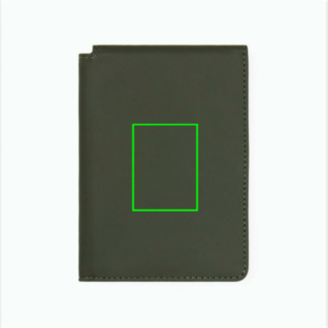VINGA Baltimore RCS recycelte Polyester-RFID-Reisepasshülle grün bedrucken, Art.-Nr. V8200107 VINGA Baltimore RCS recycelte Polyester-RFID-Reisepasshülle grün bedrucken, Art.-Nr. V8200107