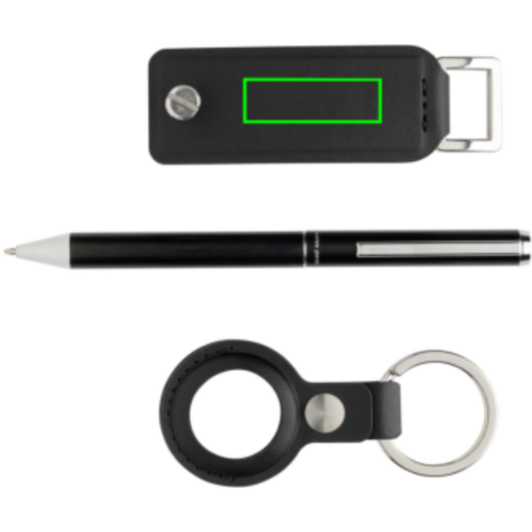 Swiss Peak Tula 3-tlg. Set aus RCS rec. Materialien schwarz bedrucken, Art.-Nr. P820.9801 Swiss Peak Tula 3-tlg. Set aus RCS rec. Materialien schwarz bedrucken, Art.-Nr. P820.9801