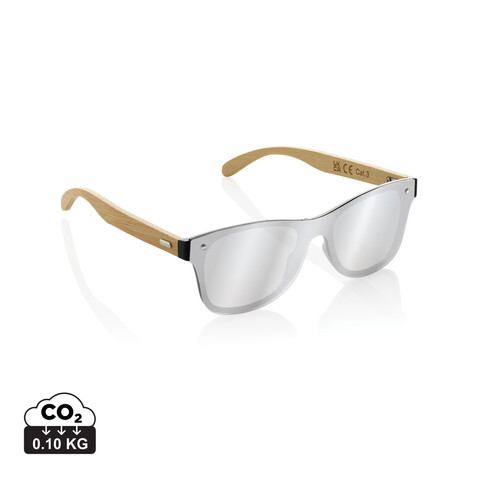 Prism Sonnenbrille aus RCS rec. Kunststoff mit Bambusbügeln braun bedrucken, Art.-Nr. P453.8509 Prism Sonnenbrille aus RCS rec. Kunststoff mit Bambusbügeln braun bedrucken, Art.-Nr. P453.8509